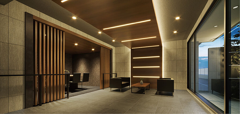 アメイズ荒木駅南 エントランス完成予想CG