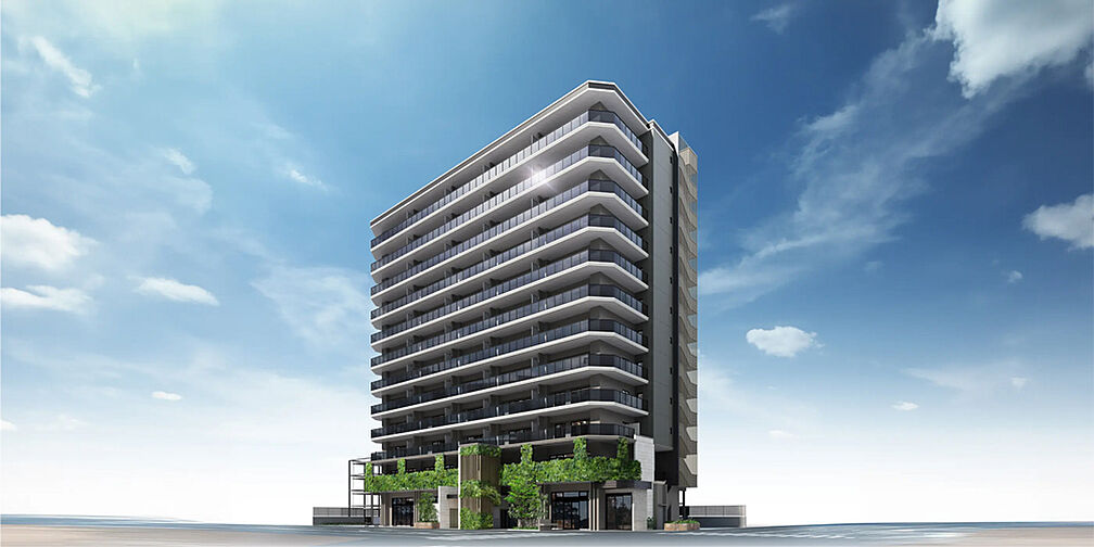 アメイズ新飯塚駅前ガーデンプレミアム 外観