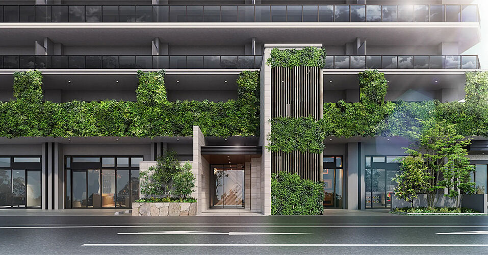 アメイズ新飯塚駅前ガーデンプレミアム 完成予想CG