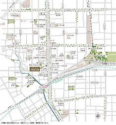 ラシュレ京都西大路 現地案内図
