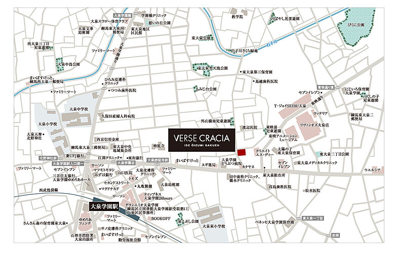 ヴァースクレイシアIDZ大泉学園 現地案内図