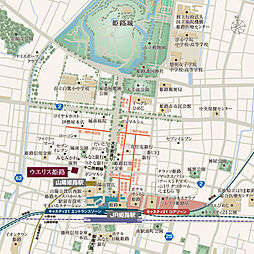 ウエリス姫路 現地案内図