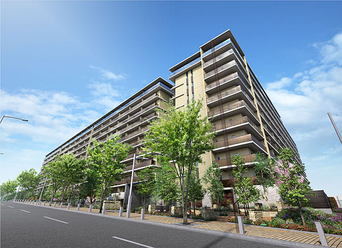 プレディア神戸舞子レジデンス 外観完成予想CG