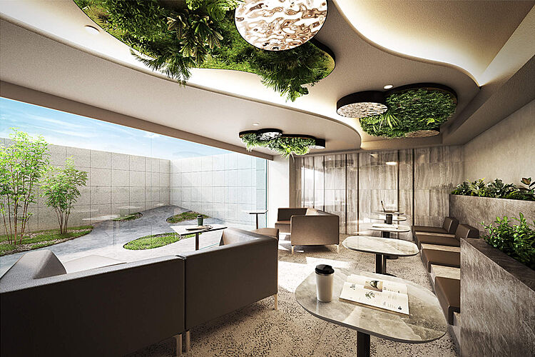 オープンレジデンシア名古屋グランデ オーナーズラウンジ完成予想CG