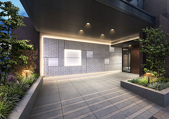 オープンレジデンシア平針 エントランス完成予想CG