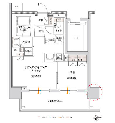 イノバス上前津 間取り D