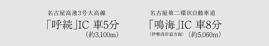 イノバス名古屋テラス：交通図