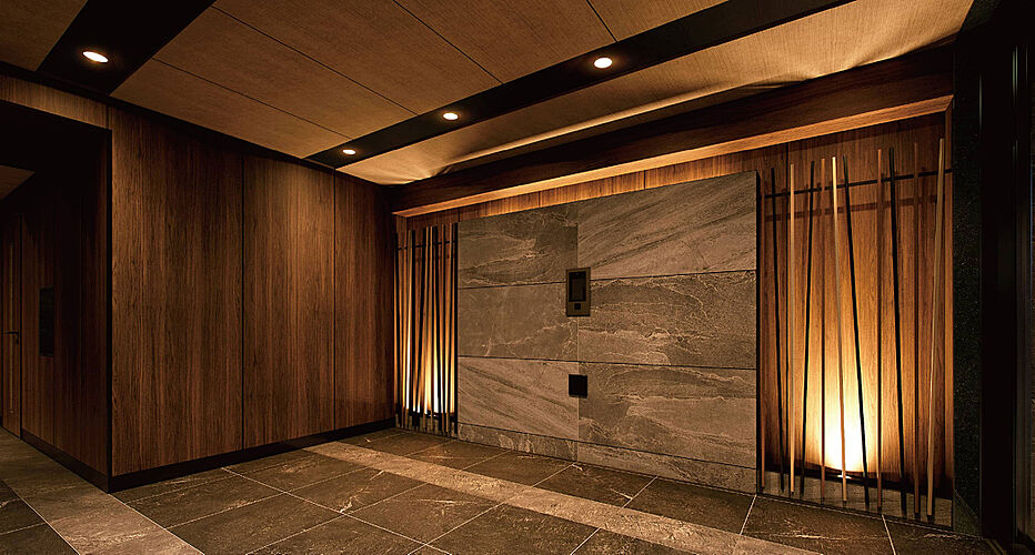 エクセレンシア浜田プレミアムレジデンス 風除室完成予想図