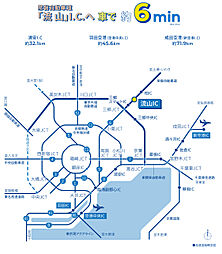 サンリヤン流山パークナード アクセス図