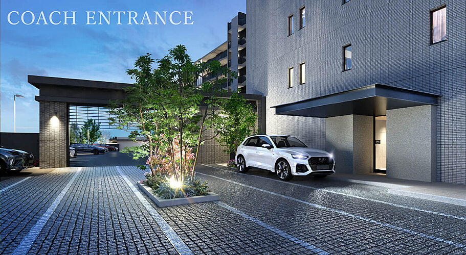 シエリア杉並高井戸 コーチエントランス完成予想CG