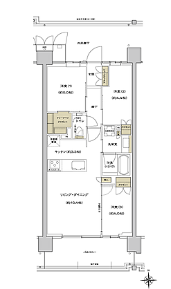シエリア杉並高井戸 間取り I3