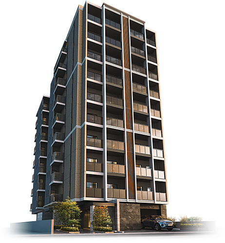 イノバス大濠公園 外観完成予想図