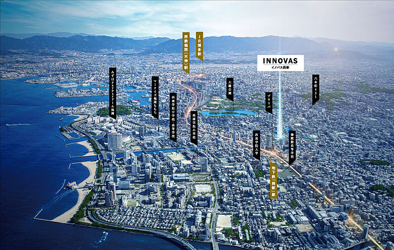 イノバス西新 外観