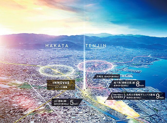 イノバス箱崎 外観