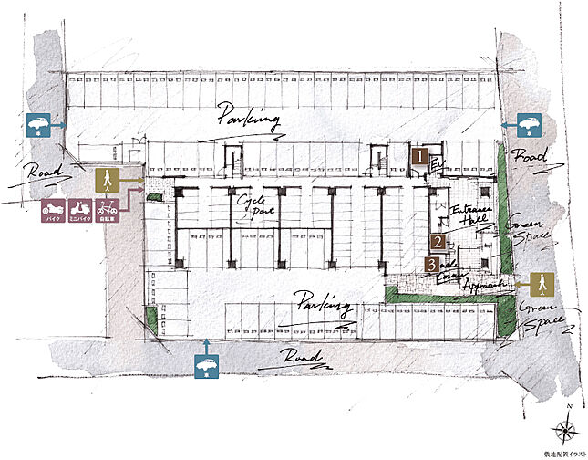 ブランシエラ福山 共用部