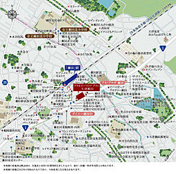 プラネスーペリア グラン大津瀬田 現地案内図