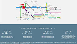 デュオステージ海老名II アクセス図