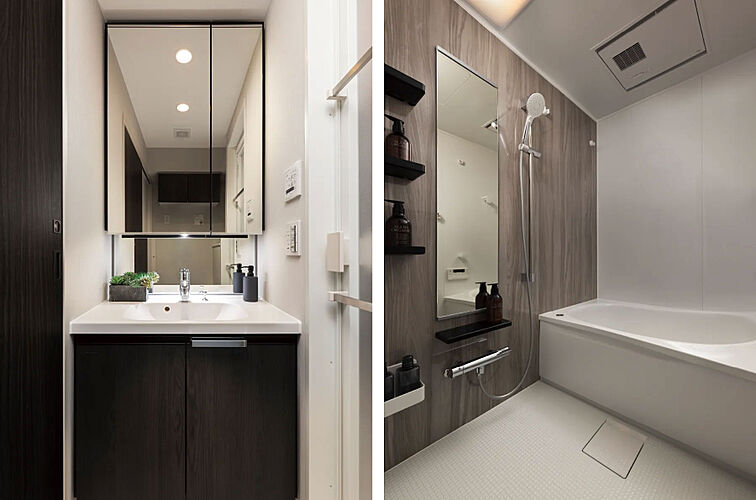 デュオステージ武蔵関 パウダールーム・バスルーム