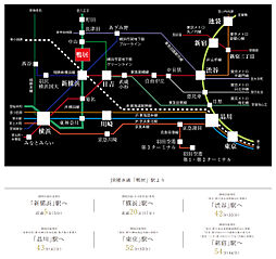 パレステージ横浜鴨居 アクセス図