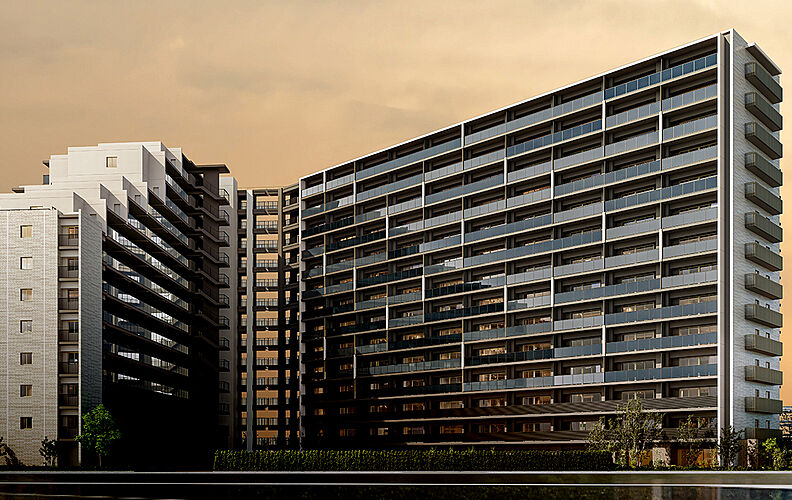 ソライエ若葉レジデンスプレミア 外観完成予想CG