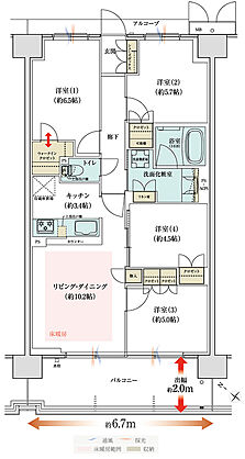 シャリエ大津膳所 間取り 【再登録】AC