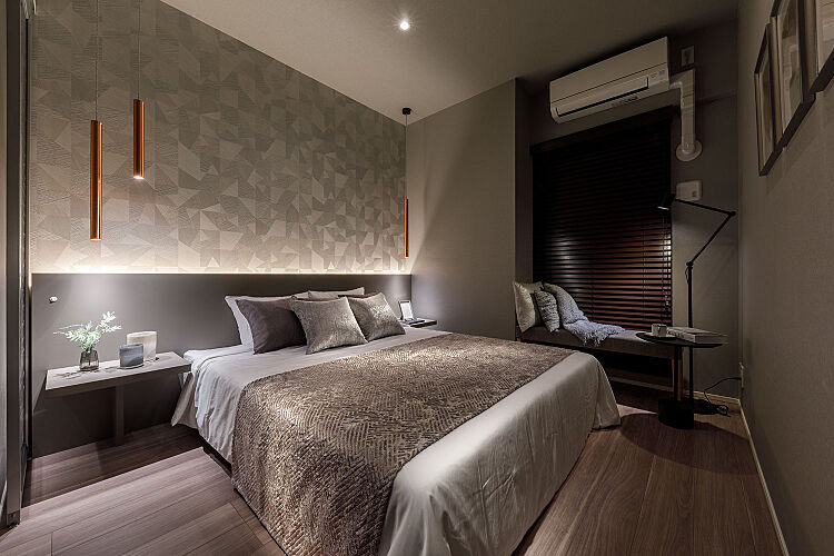 アクタス籠町グランミライ ベッドルーム