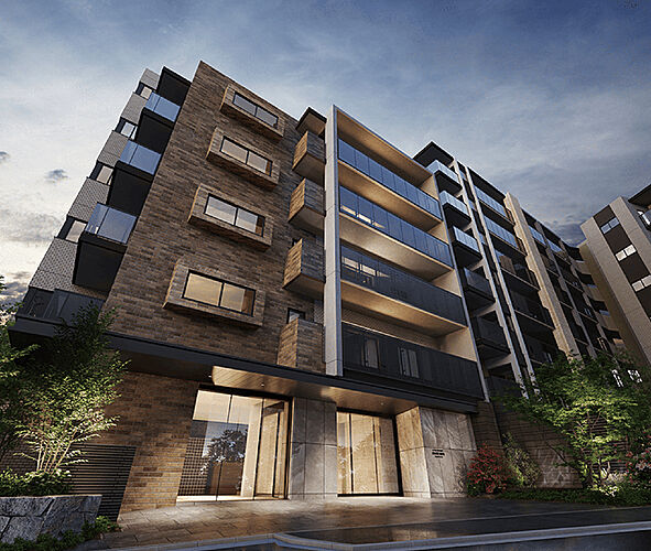 アクタス博多グランミライ プレミアム エントランスアプローチ完成予想図