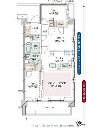 オーベル大宮プレイス 間取り A