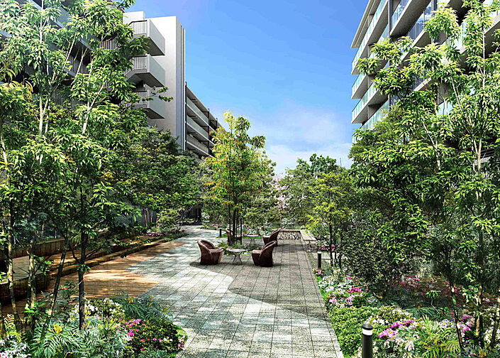 オーベルグランディオ川崎久地ヒルズ 共用部