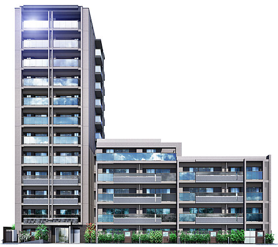 オーベル三鷹 外観完成予想CG