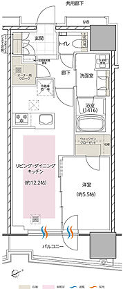 エスコンフィールドタワー 間取り N