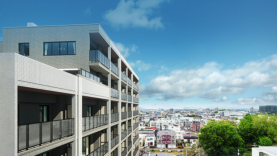 ブランシエラ東札幌サンリヤン 外観完成予想CG