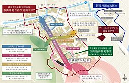 [補足画像] 「横須賀中央エリア再生促進アクションプラン」概念図