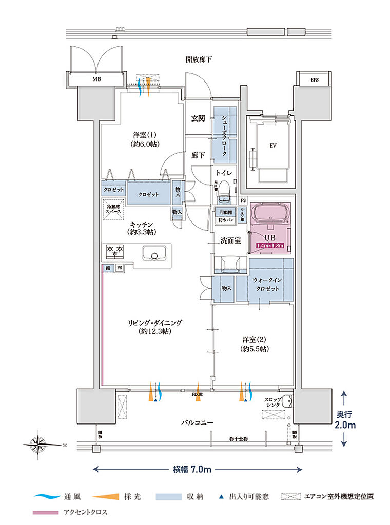ポレスター吹上 間取り B