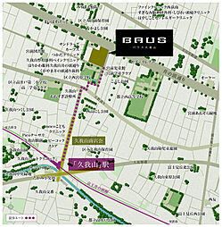 バウス久我山 現地案内図