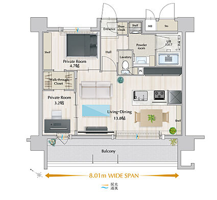 ネストピア博多イーストClass 間取り C