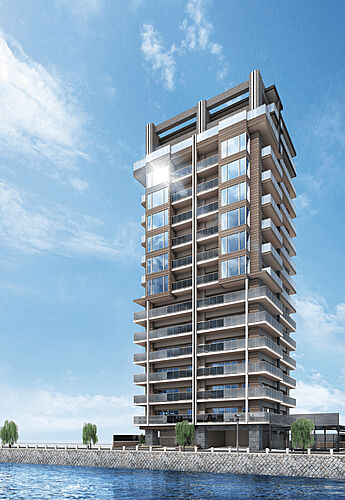 クレアホームズ松江大橋 外観完成予想図