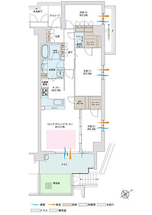 グランドパレス上小田井 間取り Lg