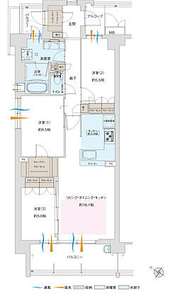 グランドパレス上小田井 間取り A