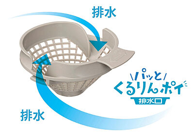 パッとくるりんポイ排水口