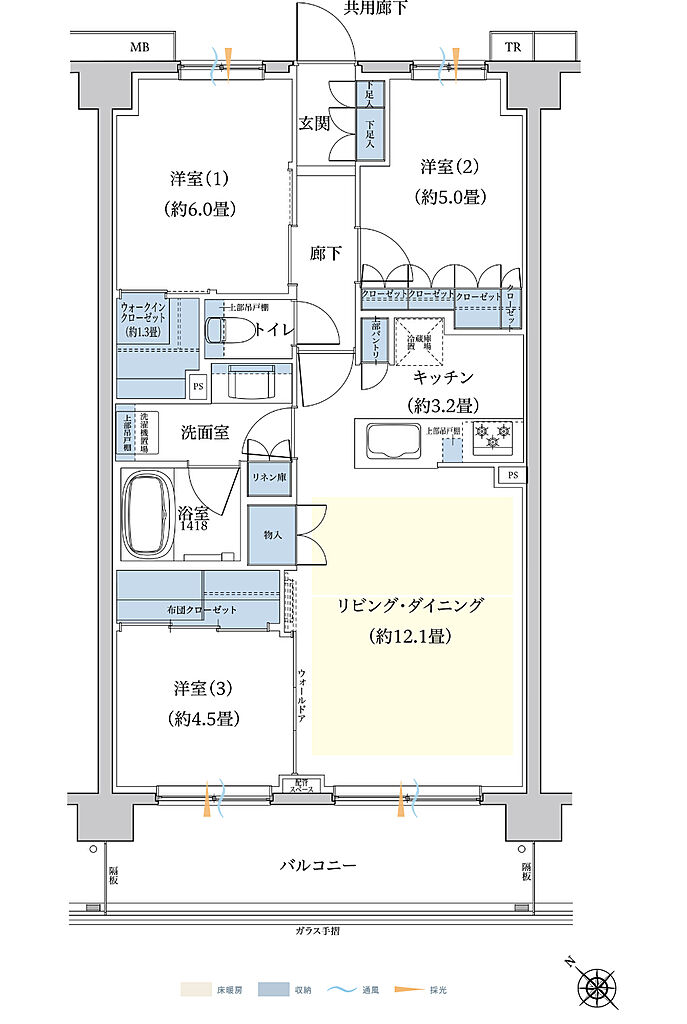 グレーシア海老名さがみ野テラス 間取り B