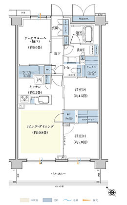 グレーシア海老名さがみ野テラス 間取り E