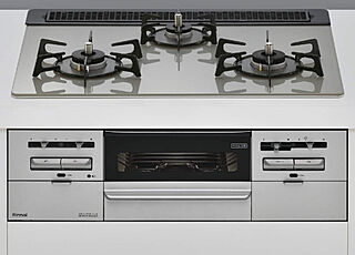 グレーシア海老名かしわ台 グリル付3口ガスコンロ