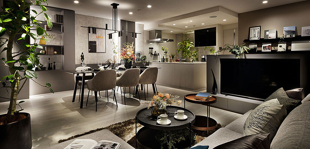 シエリアシティ横浜東戸塚 リビング・ダイニング（E1type）