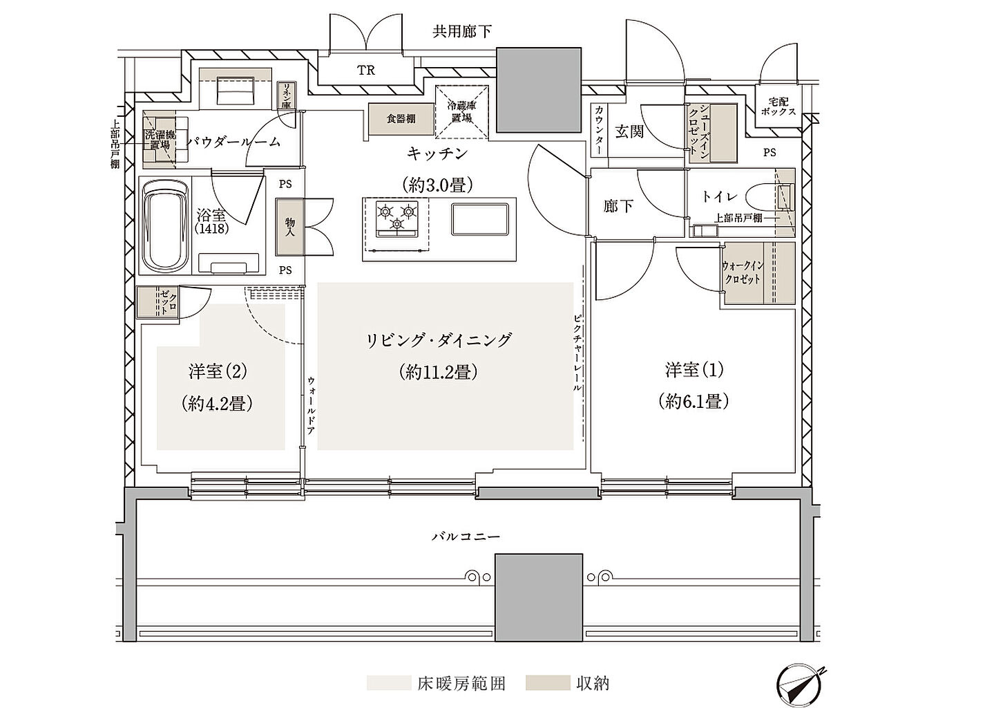 ヴィークハウス目黒 間取り C1
