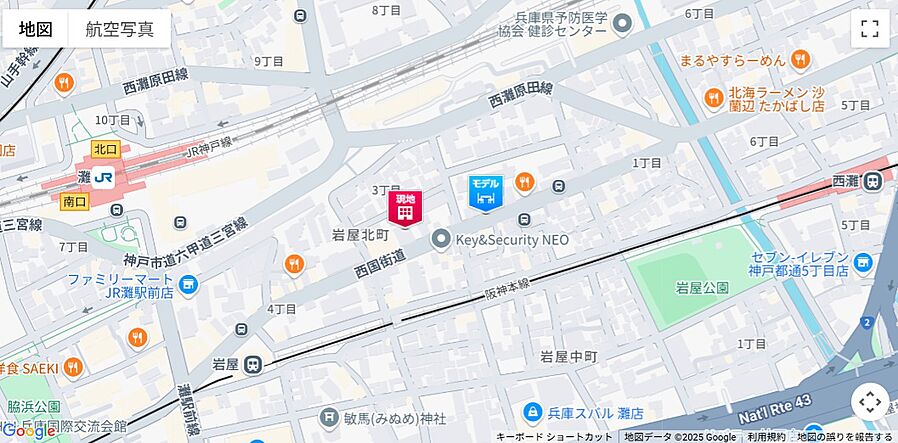 ヴィンテージ灘：モデルルーム地図