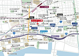 ヴィンテージ灘 現地案内図