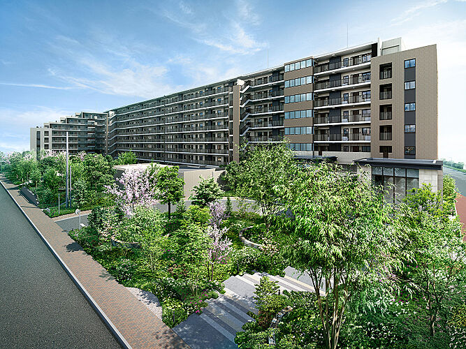 TOKYO LINK WITH TOWN PROJECT（東京リンクウィズタウンプロジェクト） 緑地アプローチ完成予想CG