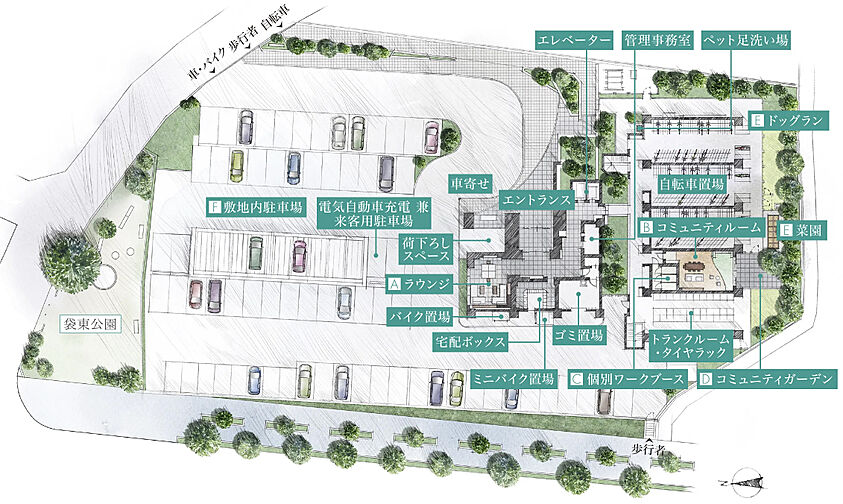 ウエリス仙台長町南 共用部