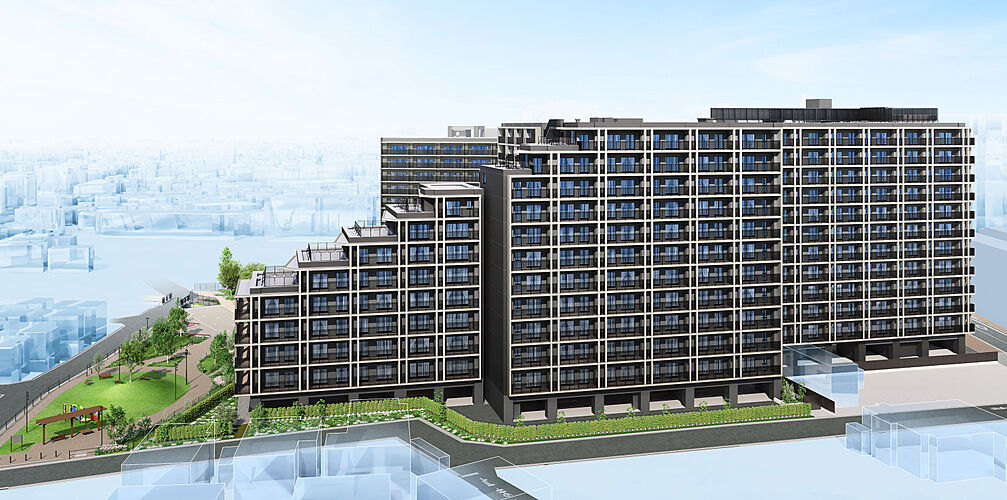 京王多摩川ハモンズ 外観完成予想CG